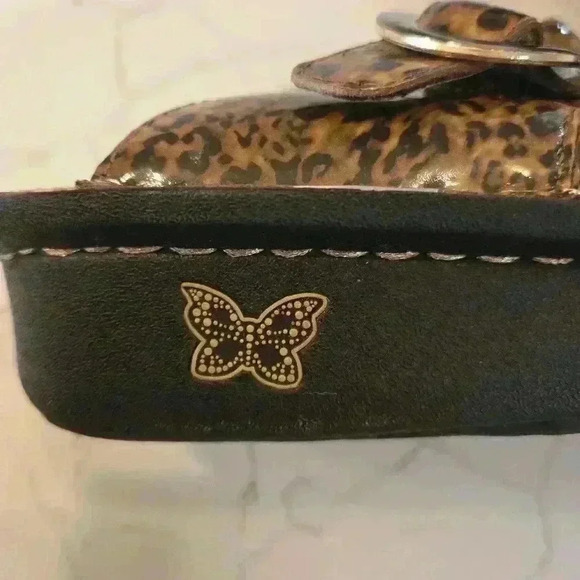 Alegria Limited Edition Safari Clogs Leopard Womens Size 7 - Picture 6 of 8